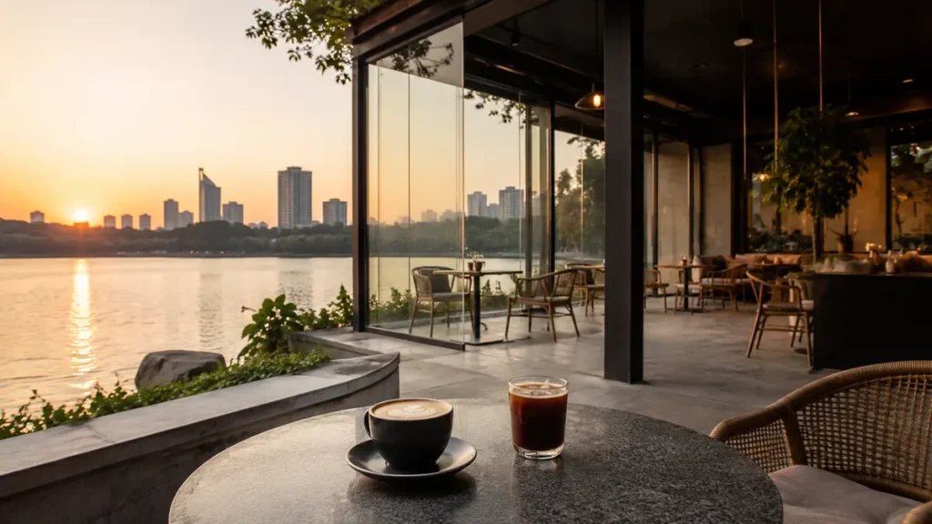 Kshana Coffee Opens Opposite Durgam Cheruvu With a Lakeside Cafe Setting in Madhapur