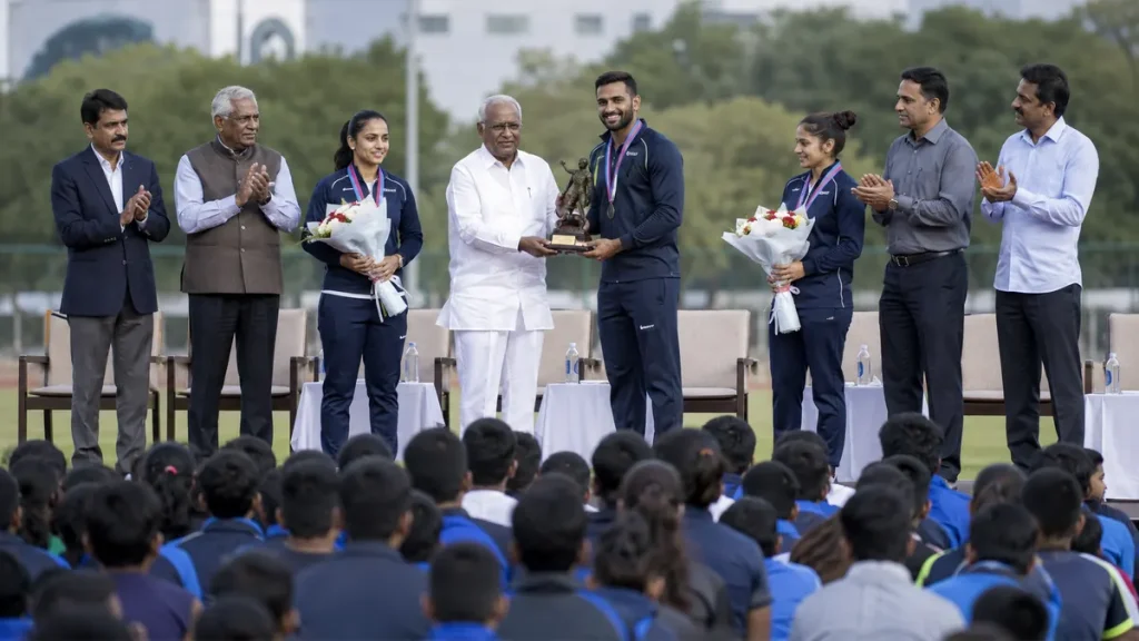 Telangana Sports Authority Marks National Sports Day in Hyderabad in Hyderabad